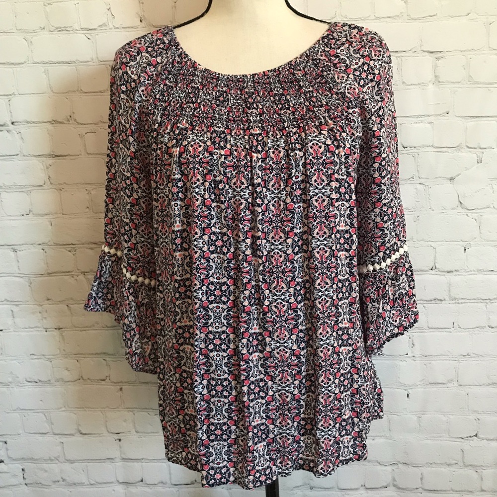 Westport Flowy Boho Floral Bell Slee…